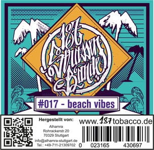 187 Strassenbande Tabak Beach Vibes 200 g