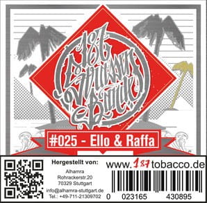 187 Strassenbande Tabak Ello und Raffa 200 g