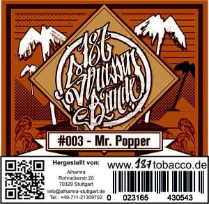 187 Strassenbande Tabak Mr- Popper 200 g
