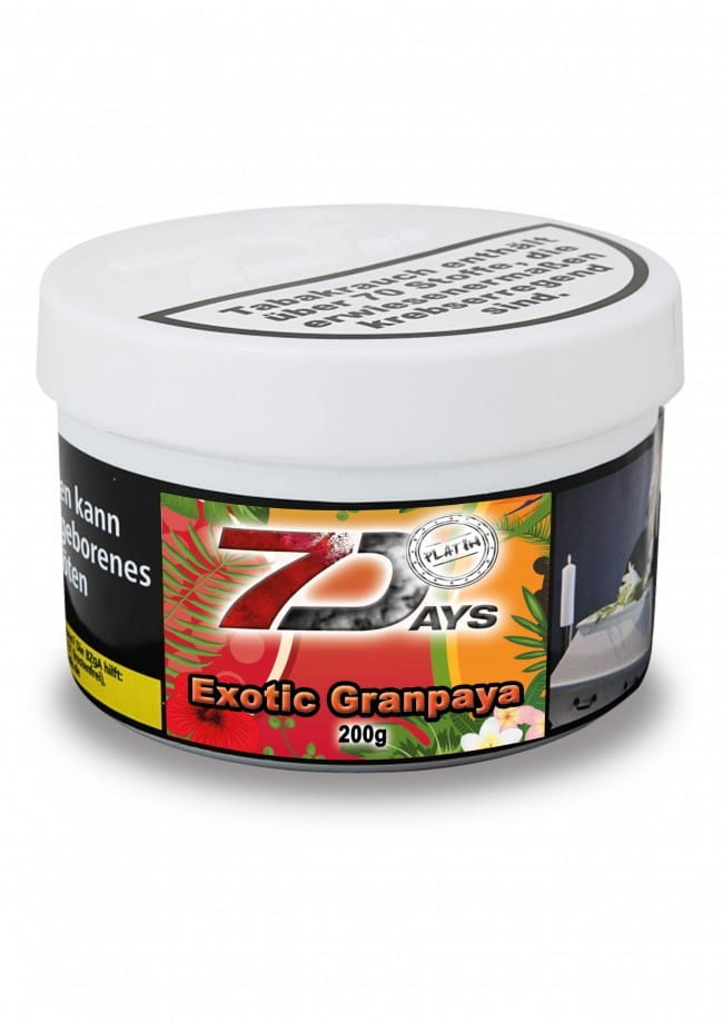 7 Days Platin Tabak - Exotic Granpaya 200 g unter ohne Kategorie