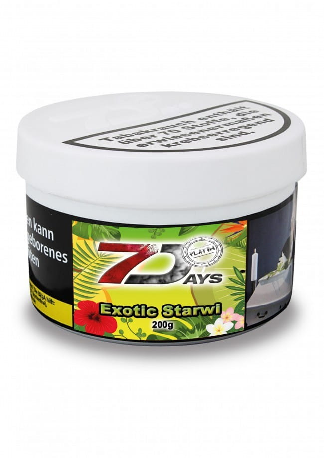 7 Days Platin Tabak - Exotic Starwi 200 g unter ohne Kategorie