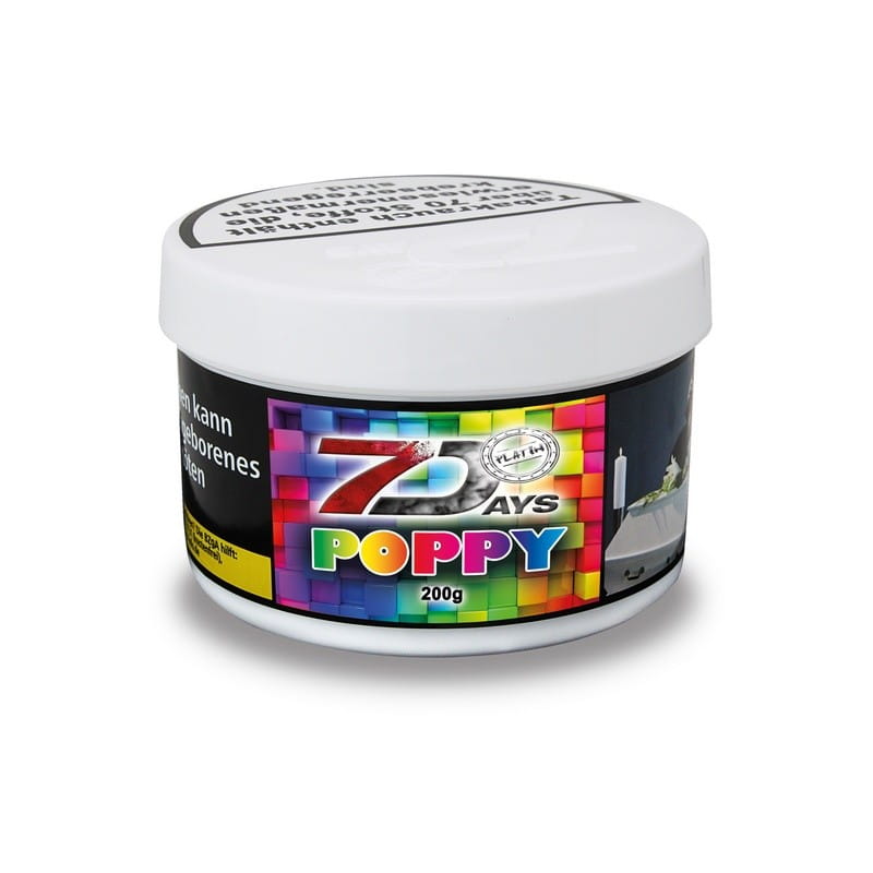 7 Days Platin Tabak - Poppy 200 g