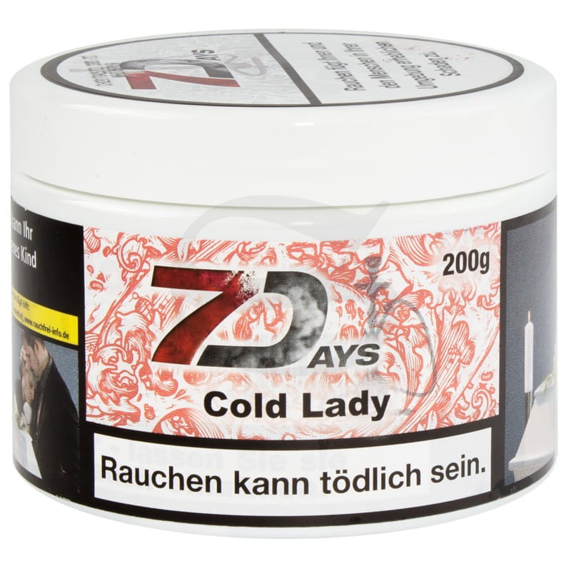 7 Days Tabak - Cold Lady 200 g unter Shisha Tabak / 7 Days Classic Tabak