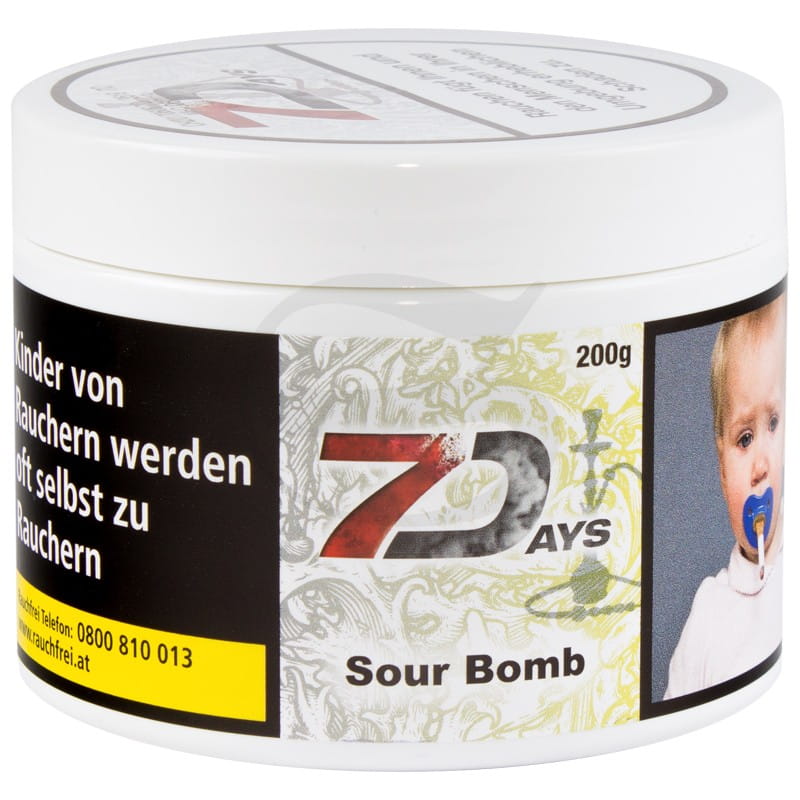 7 Days Tabak - Sour Bomb 200 g