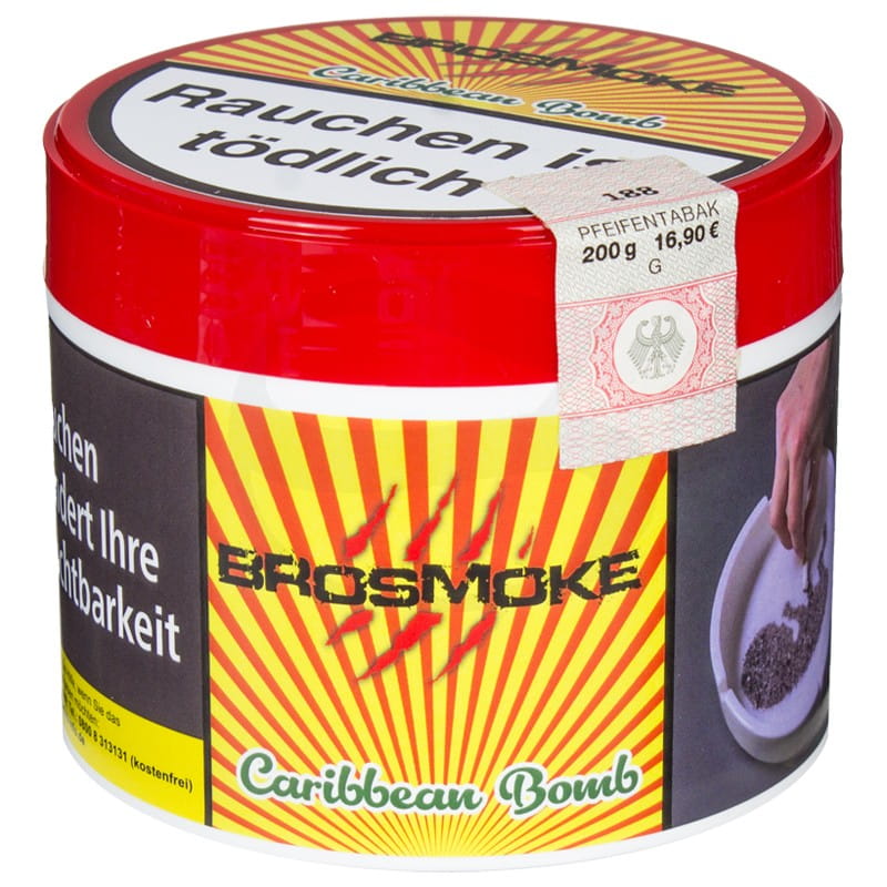 BroSmoke Tabak - Caribbean Bomb 200 g unter Shisha Tabak / BroSmoke Tabak