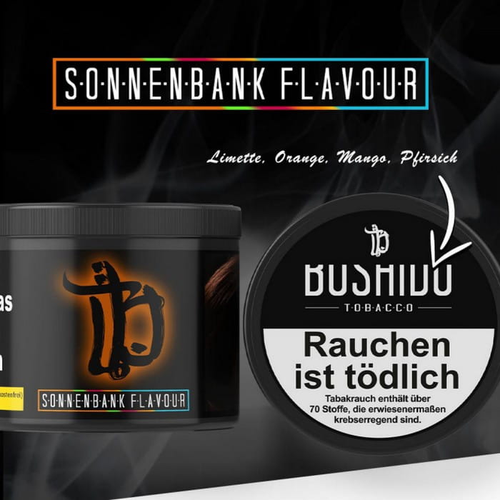 Bushido Tabak - Sonnenbank Flavour 200 g