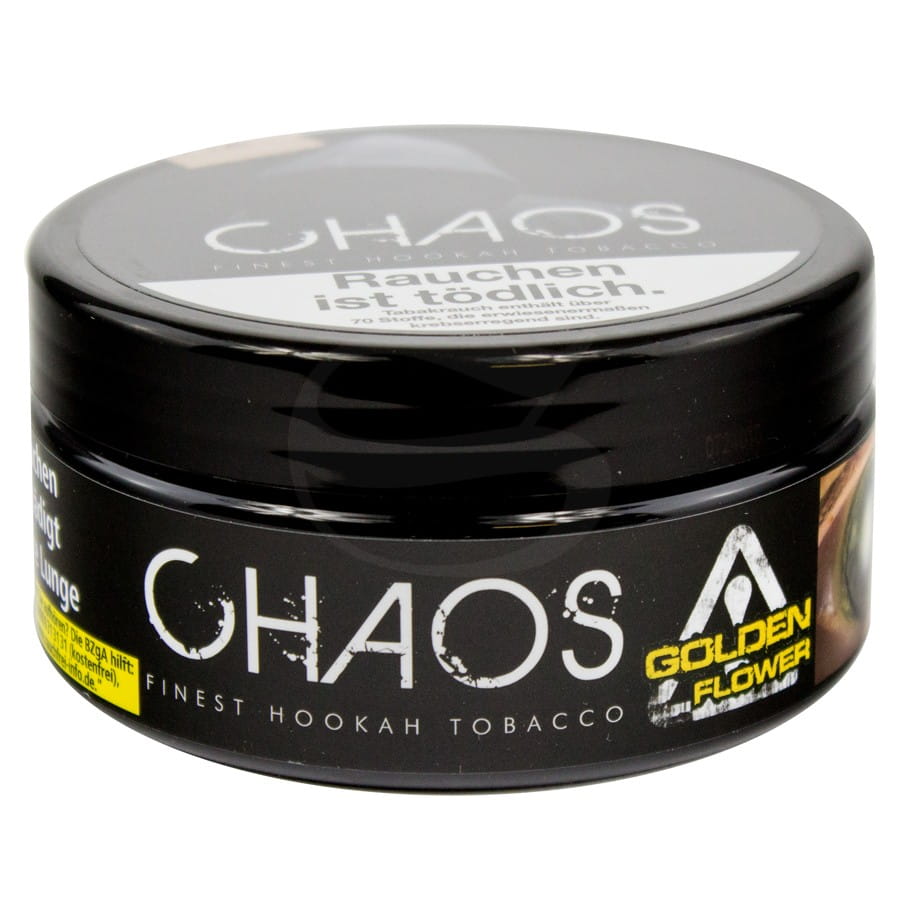 Chaos Tabak Golden Flower 200 g Dose unter Shisha Tabak / Chaos Tabak