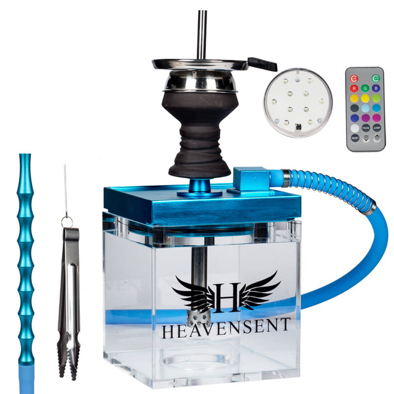 Heavensent Cube Shisha 3-0 - Sky Blue