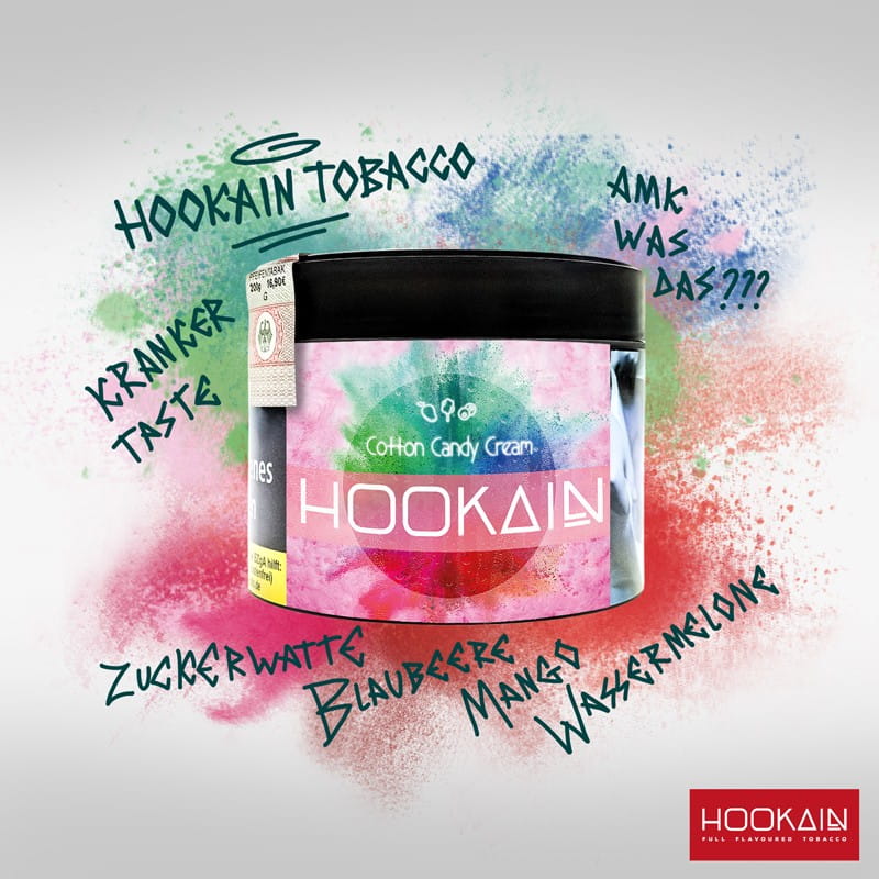 Hookain Tabak - Cotton Candy Cream 200 g unter Shisha Tabak / Hookain Tabak