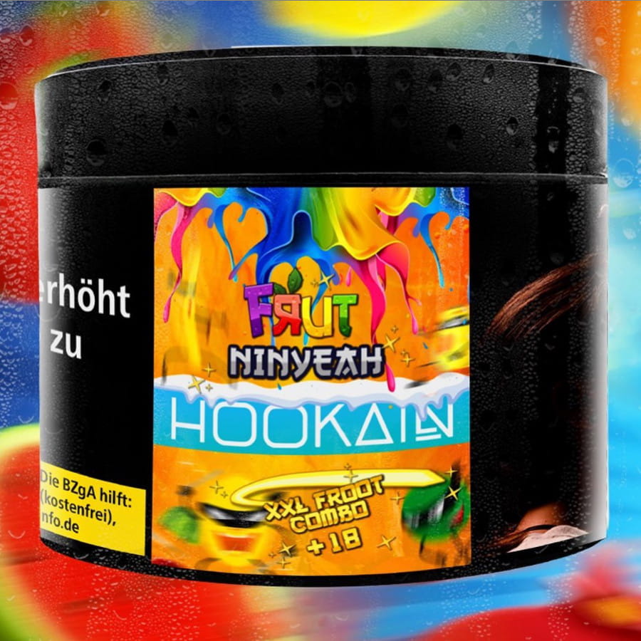 Hookain Tabak - FRUiT NiNYEAH 200 g unter Shisha Tabak / Hookain Tabak
