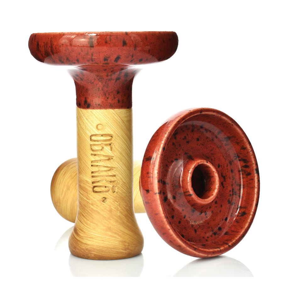 Oblako Phunnel M - Glazed Red Wood unter Shisha Kpfe / Oblako Bowls / Oblako M