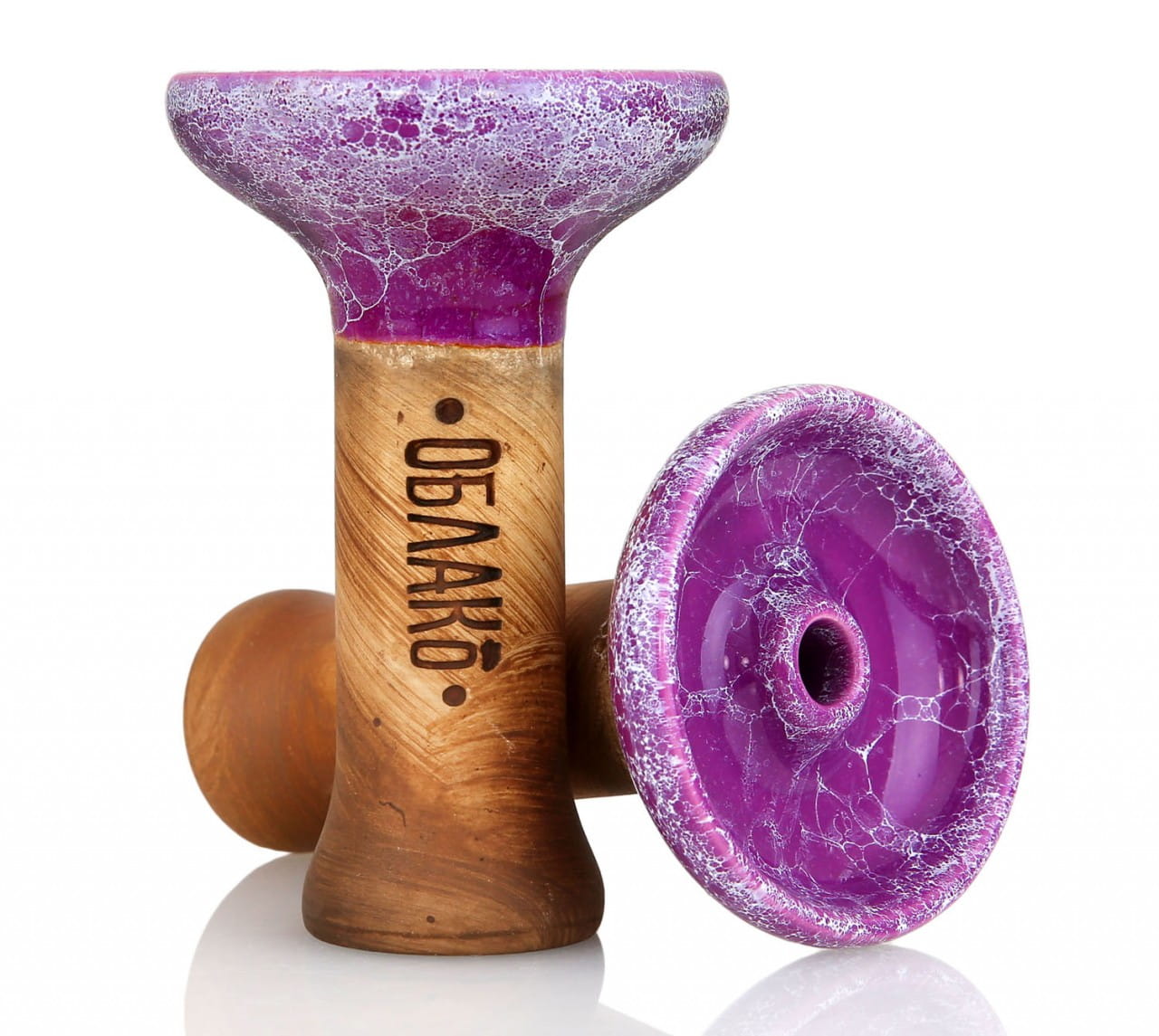 Oblako Phunnel M - Marble Purple unter Shisha Köpfe / Oblako Bowls / Oblako M