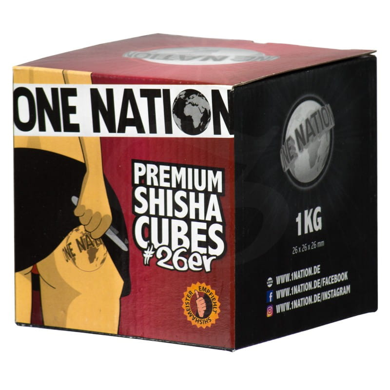 One Nation Kohle - 1 Kg unter Shisha Kohle / Naturkohle / One Nation