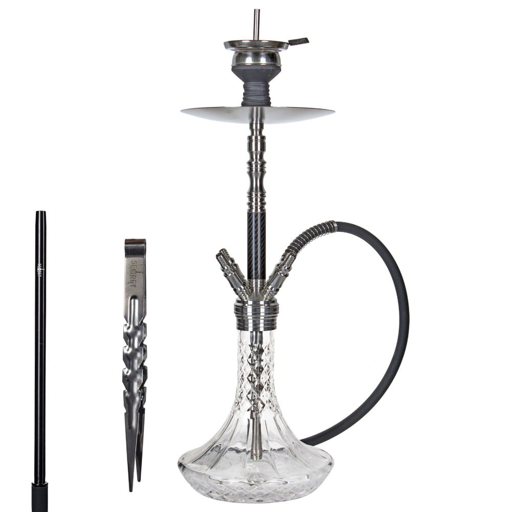 Secret Hookah - Carbon Steel Handcut unter Shishas / Secret Hookah / Steel Design