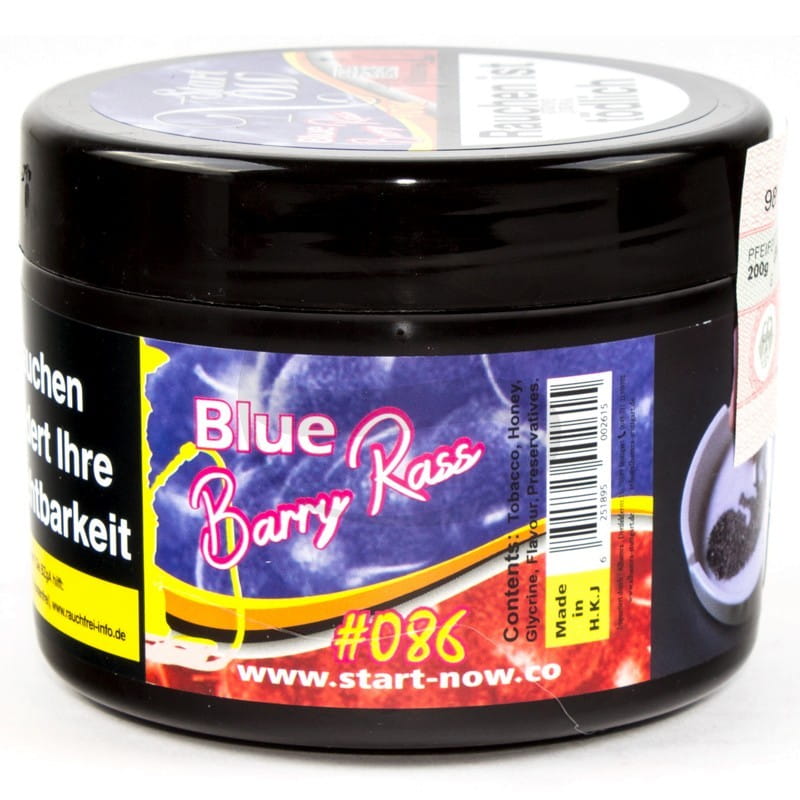 Start Now Tabak - Blue Barry Rass 200 g