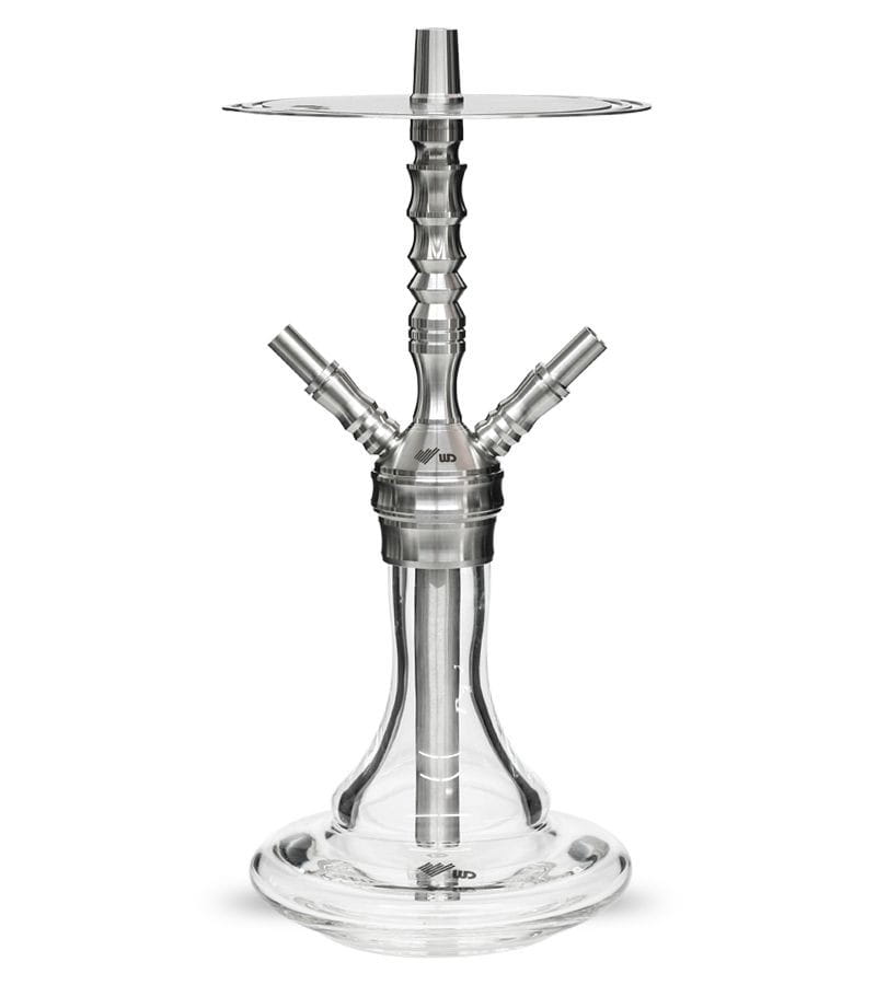 WD Hookah V1-0 - Clear Edelstahl