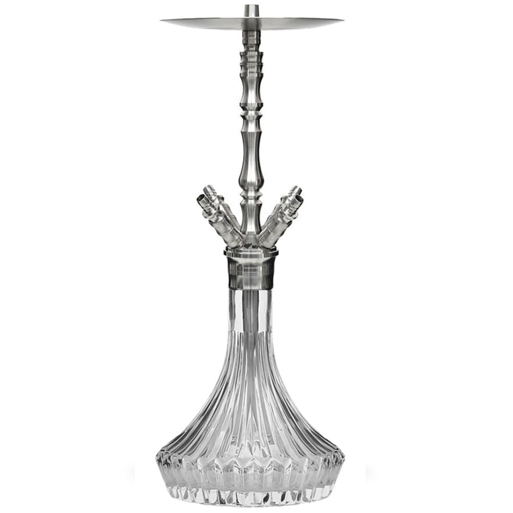 WD Hookah V3 0A-18 Clear Edelstahl