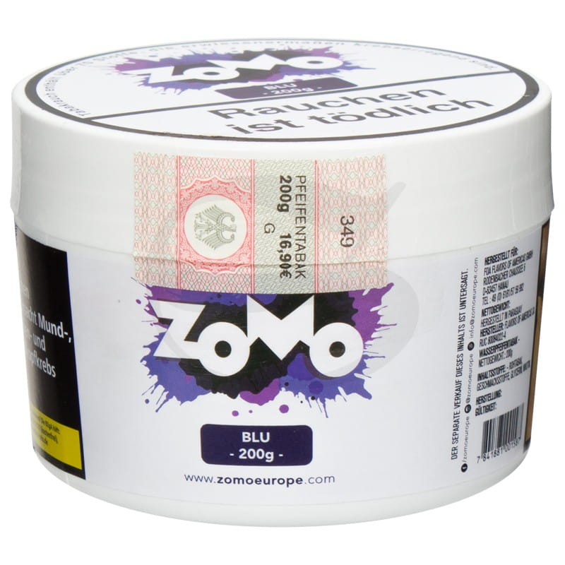 Zomo Tabak - Blu 200 g unter Shisha Tabak / Zomo Tabak