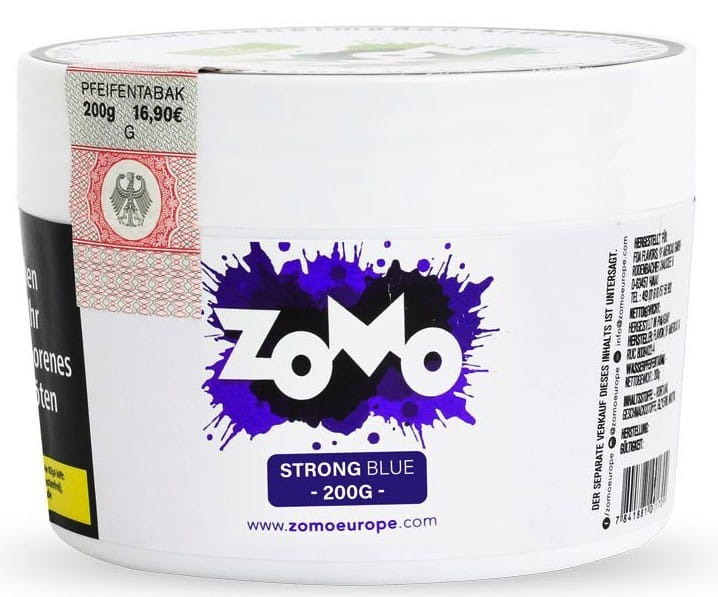 Zomo Tabak - Strong blu 200 g unter Shisha Tabak / Zomo Tabak